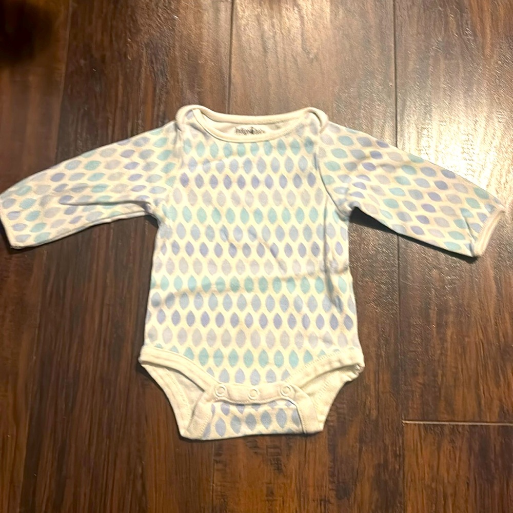 Indigo baby Bodysuit organic cotton